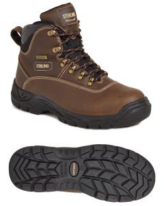 Sterling Steel Waterproof Boot Brown SS813SM